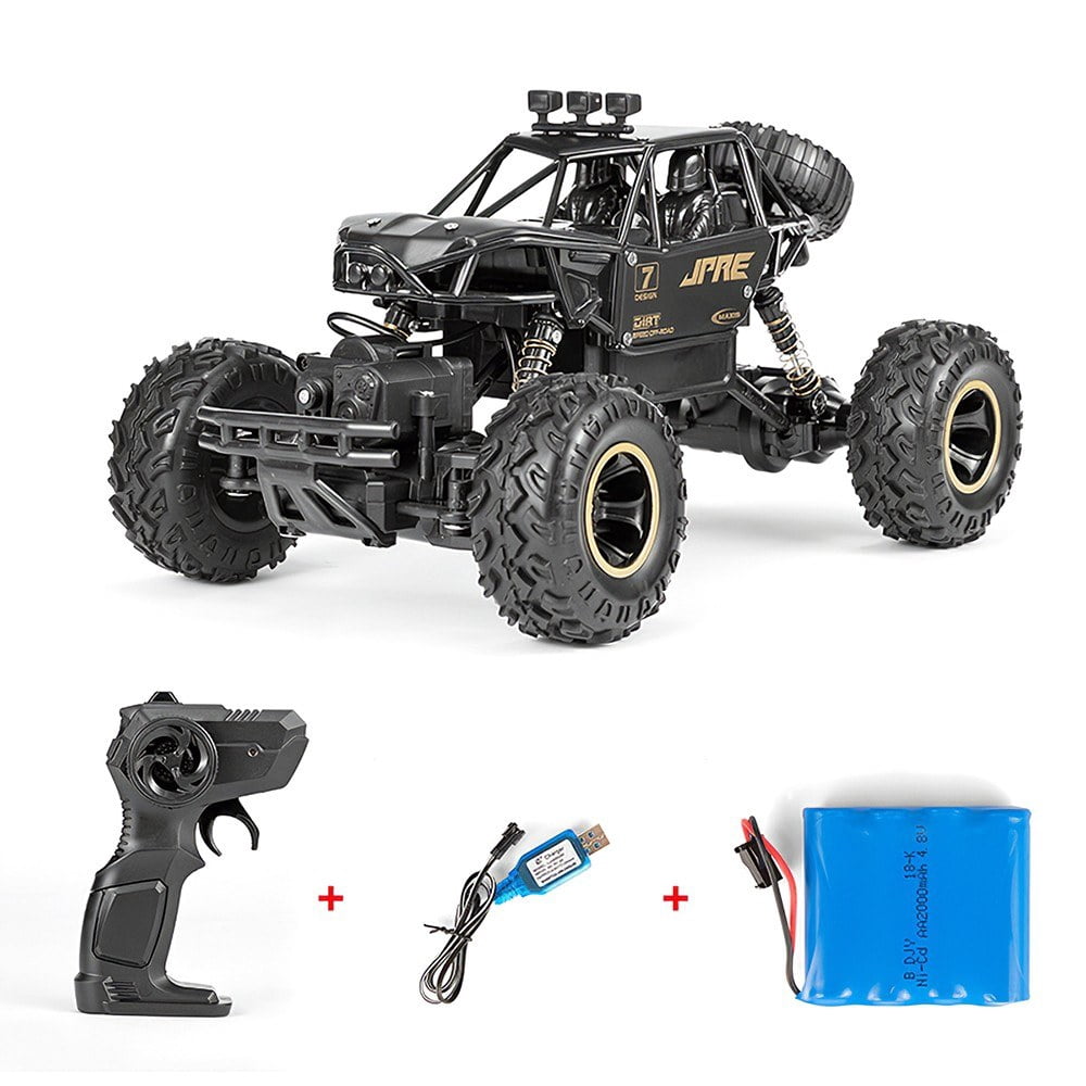2.4GHz 4WD 1/16 Off-Road Buggy Alloy RC Car High Speed 15km/h RTR