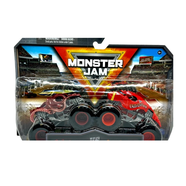 Monster Jam Series 25 Octon8er vs Crushstation Trucks 1:64 scale 2