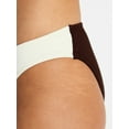 thumbnail image 4 of Time and Tru Women's Collections Cross Front Low Rise Bikini Bottoms, Sizes XS-XL, 4 of 6