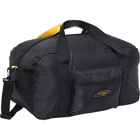 A. Saks 22"Carry-On Nylon Duffel Bag With Pouch