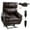 Dark Brown, variant on Grey Power Lift Recliner with Heat Massage, Dual Motor Infinite Position & Medium-Firm Support for 350LBS Capacity