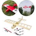 thumbnail image 1 of Balsa RC avión no ensamblado avión DIY 580mm coleccionables para jardín de patio trasero película paquete de energía Yotijar Juguetes de aviones, 1 of 8