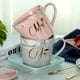 thumbnail image 4 of Juego de tazas de café Mr Mrs para pareja – juego de tazas de cerámica, regalo para cumpleaños, aniversario, boda, compromiso, día de San Valentín, 4 of 4