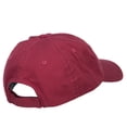 thumbnail image 4 of United Kingdom GBR Flag Embroidered Low Profile Cap - Wine OSFM, 4 of 5