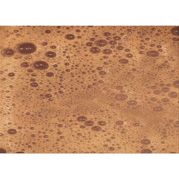 Ahgly Company Machine Washable Indoor Rectangle Transitional Orange Area Rugs, 2' x 3'