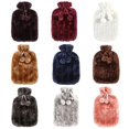 thumbnail image 4 of 2L Removable Hot Water Bottle Bag Plush Cover Protective Case Heat Preservation, 4 of 4