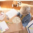 thumbnail image 2 of Tablero de actividades de madera Juego de cognición DIY Kids Montessori Busy Board (Apple Tree), 2 of 3