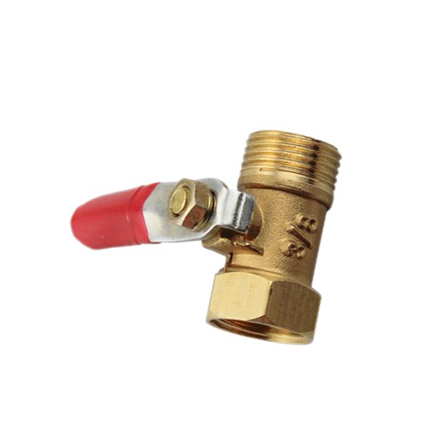 Wweixi Brass Ball Valve with Rotary Handle Male Female Thread Hose Connector Switch Garden Farmhouse Water Control Home Fitting 3/8 Inch