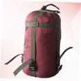 thumbnail image 3 of Mummy Sleeping Bags for Adults 18X38 cm Red-Wine Compression Bag with Straps for Backpacking and Hiking, 3 of 5