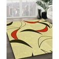 thumbnail image 3 of Ahgly Company Machine Washable Indoor Square Transitional Sun Yellow Area Rugs, 8' Square, 3 of 7