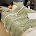 thumbnail image 6 of Lunxisen 2 Pcs Comfort Ultra Soft Flannel Fleece Bed Blanket, Cozy-Fuzzy Lightweight Bedspread Coverlet, All Season Decorative Blanket for Couch, Sofa(150*100cm), 6 of 9