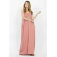 thumbnail image 3 of Maxi Dress With Adjustable Straps & Pockets (DarkRust, M), 3 of 3