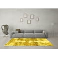 thumbnail image 3 of Ahgly Company Indoor Rectangle Abstract Yellow Modern Area Rugs, 2' x 3', 3 of 4
