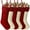 B-Red,white, variant on Ayieyill 6pcs Christmas Stockings Large Knitted Xmas Stockings 18 Inches Fireplace Hanging Stockings for Family Holiday Christmas Decoration