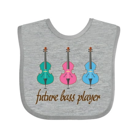 

Inktastic Bass Player Kids Future Gift Baby Boy or Baby Girl Bib