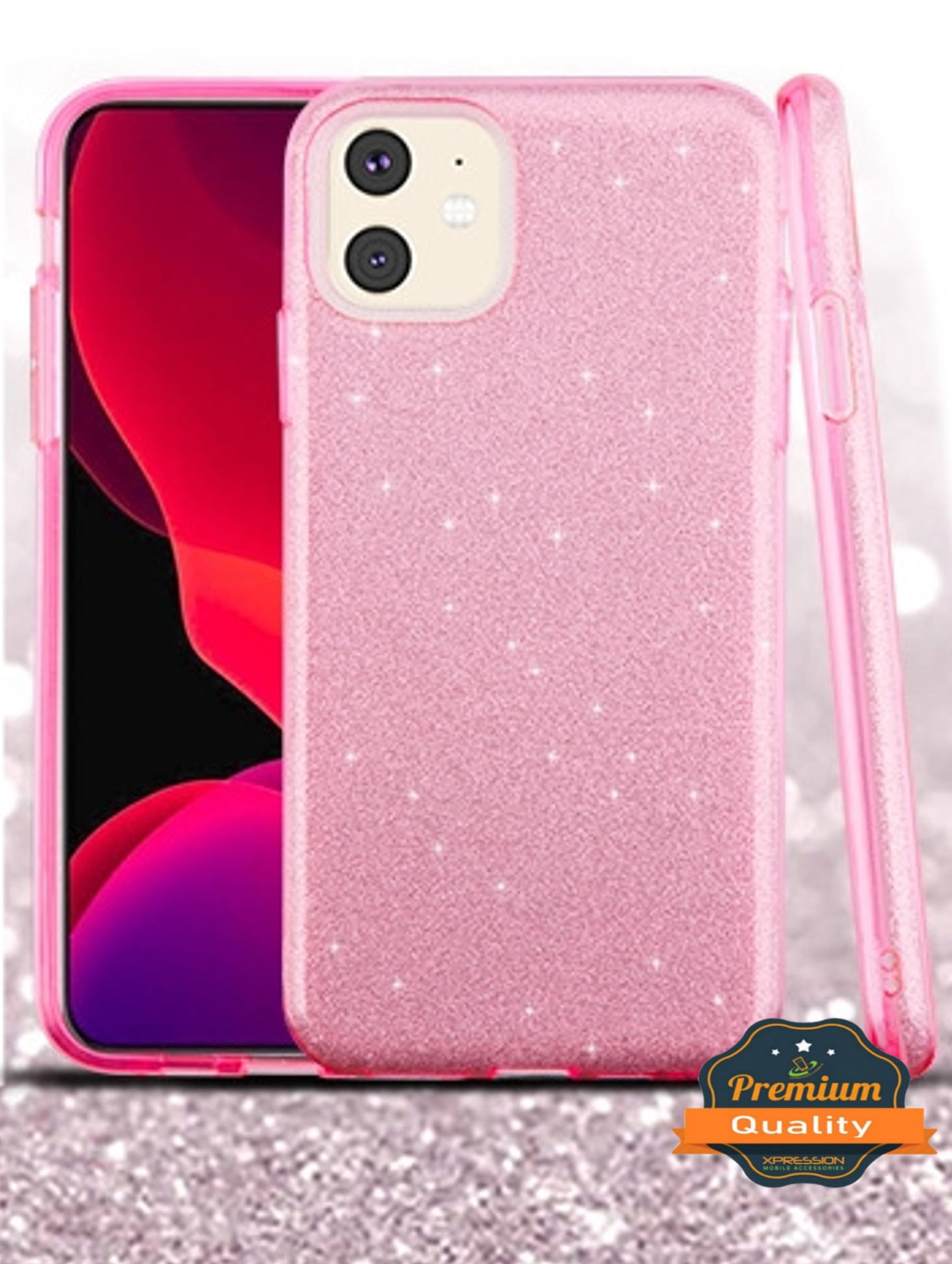Herbests Compatible With Iphone 11 Pro Max Case Mirror Crystal Diamond Rhinestone Bling Glitter Flower Soft Clear Silicone Makeup Tpu Case Girls Women With Ring Stand Holder Rose Gold Instrument Accessories Wind