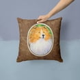thumbnail image 2 of Carolines Treasures SS1003PW1414 Sheltie Fabric Decorative Pillow, 14Hx14W, multicolor, 2 of 4