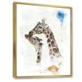 thumbnail image 3 of Designart 'Portrait of A Child and Giraffe' Farmhouse Framed Canvas Wall Art Print, 3 of 5