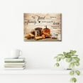 thumbnail image 6 of Christian Wall Art Bless The Food Before Us Wall Decor for Kitchen Dining Room Rustic Coffee Bread Canvas Prints Pictures Farmhouse Religious Paintings Family Signs Artwork Home Decoration 12x16", 6 of 6