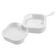 thumbnail image 1 of Portable Storage Case Desktop Organizer Box With Lid For Home Organization White Plastic 1Pc, 1 of 3