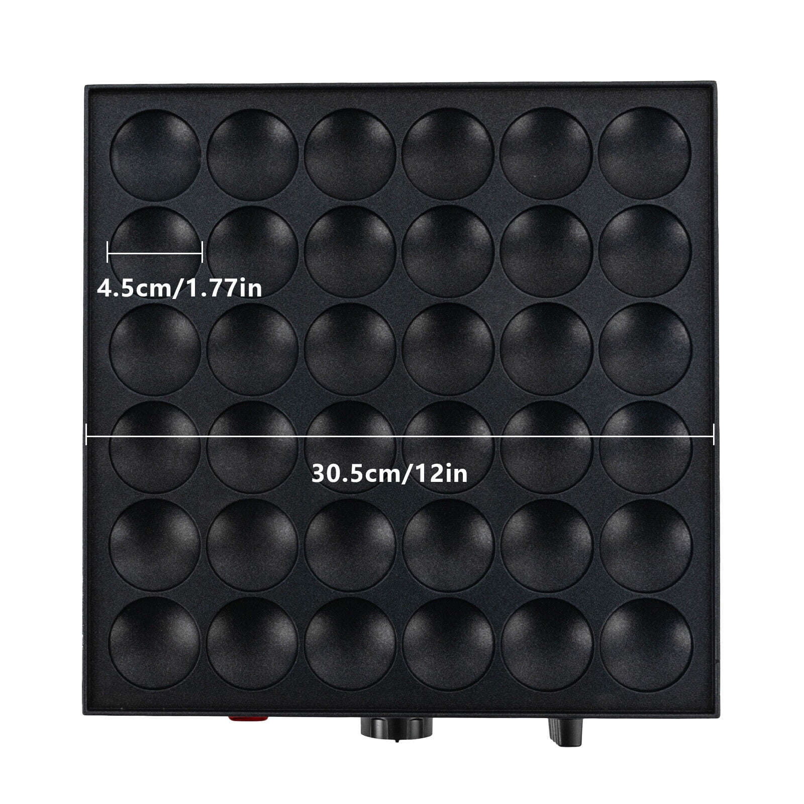 Mini Pancake Baker, 36-Hole Pancake Maker, Corded Electric Waffle Machine 110V
