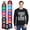 Black, variant on OXI Crewneck Sweatshirt - I Paused My Game, Basic Casual Sweatshirts for Men's and Women Fleece Sweatshirt Long Sleeve - Maroon Small