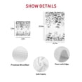 thumbnail image 7 of Grey Eucalyptus Leaves Kitchen Dish Towels for Drying Dishes Set of 4, Spring Summer Botanical Waffle Weave Microfiber Hand Tea Bathroom Towels Quick Dry & Absorbent Towel 15.7x23.6, 7 of 7