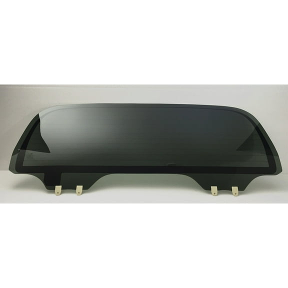 Heated Power Drop Down Style Back Window Back Glass Compatible with Toyota Tundra Pickup 4 Door Crew Cab 2004-2006 Models