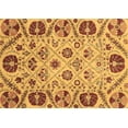 thumbnail image 1 of Ahgly Company Indoor Rectangle Abstract Brown Modern Area Rugs, 2' x 3', 1 of 4