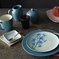 thumbnail image 5 of Noritake Colorwave Turquoise Hyacinth Set of 4 Floral Accent Plates, 5 of 7