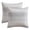 Beige, variant on Levtex Home - Sand Stripes Natural Euro Sham Set of 2 - Jaquard Stripe - Tan, Chambray, Blue, White - Two Euro Shams (26 x 26in.)- Cotton