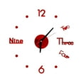 thumbnail image 2 of Vaidha DIY Wall Clock 3D Mirror Sticker Home Office Decor Clock, 2 of 4