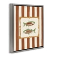 thumbnail image 3 of Stupell Industries Gone Fishing on Stripes Gray Framed Floater Canvas Wall Art design by Veronica Lara, 25 x 25, 3 of 9