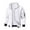 White, variant on Miqool Mens Zip Up Hoodie Casual Full-Zip Fall Sweatshirt Lightweight Loose Fit Hooded Jackets