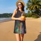 thumbnail image 3 of Balery Rainbow Scales Fantasy Dragon Vestidos de verano para mujer con estampado: vestido holgado sin mangas, vestido playero informal y cómodo para días calurosos., 3 of 7