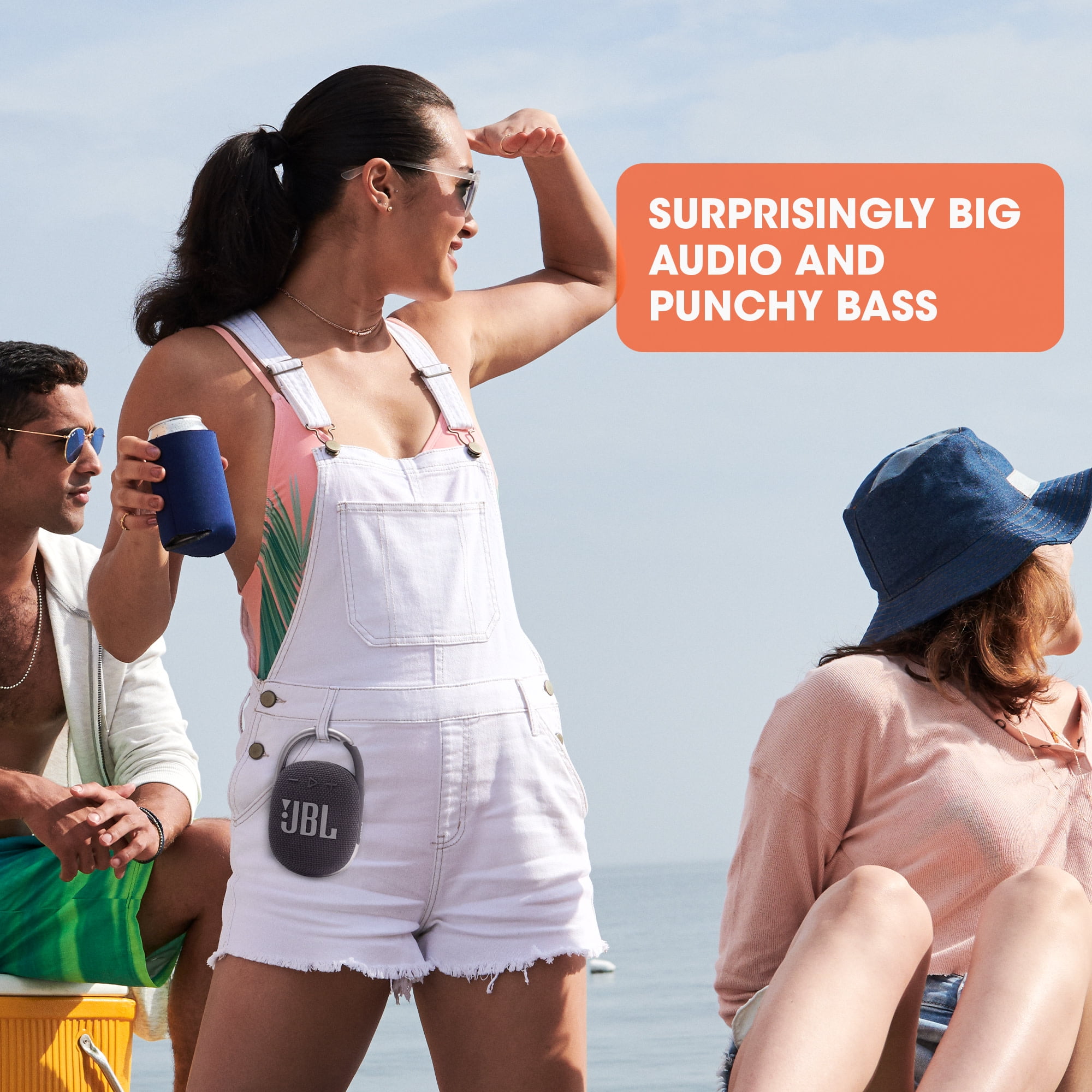 JBL Clip 4 Wireless Portable Bluetooth Waterproof Speaker (Red)  (图5)