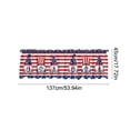 thumbnail image 3 of B Polyester Window Valance 17 72X53 94 Inches Gnome Pattern Rod Pocket Curtain For Kitchen Bathroom Living Room Decor, 3 of 6