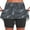 Dark Gray, variant on Women's Stylish Flowy Yoga Skirt Shorts,Women's Summer Camouflage Print Pleated Tennis Skirts Stretchy Yoga Fake Two Piece Shorts Skirt Gray XL