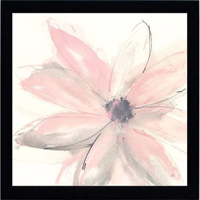 Artistic Reflections W250 12 x 12 Po Blush Clématis II Imprimé d'Art Encadré