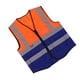 thumbnail image 5 of Chaleco reflectante de alta visibilidad, chaleco de seguridad ligero para trabajo, seguridad, emergencias, voluntarios, tráfico, construcción, saneamiento (naranja), 5 of 7
