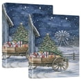 thumbnail image 3 of Ring Binders Christmas in Barn Presentation1.5-inch, Slant Ring One-Touch, 3 of 9
