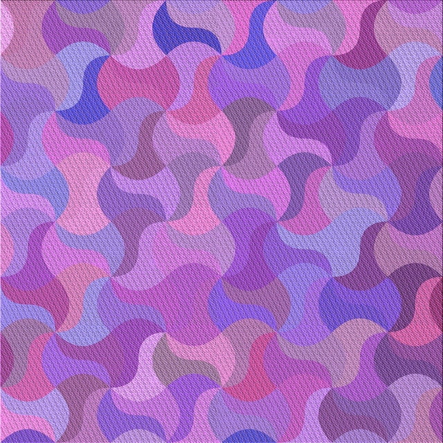 Ahgly Company Machine Washable Indoor Square Transitional Heliotrope Purple Area Rugs, 6' Square