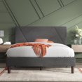 thumbnail image 2 of Zinus Judy 43 inch Upholstered Platform Bed Frame, 2 of 9