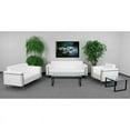 thumbnail image 2 of Flash Furniture Lesley Contemporary Leather Sofas With Encasing Frame ZBLES8090SOFAWH, 2 of 7