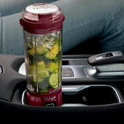 Ninja Blast Portable Personal 18 Oz Blender w/ Leak Proof & Easy Sip Lid, Rechargeable Base, BC151CR Cranberry Red