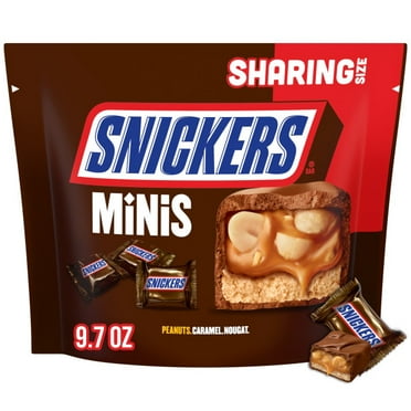 Snickers Minis Milk Chocolate Bars, Sharing Size - 9.7 oz Candy Bag