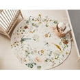 thumbnail image 2 of Wildflowers Rug, Floral nursery rug - Vintage Garden, 2 of 7