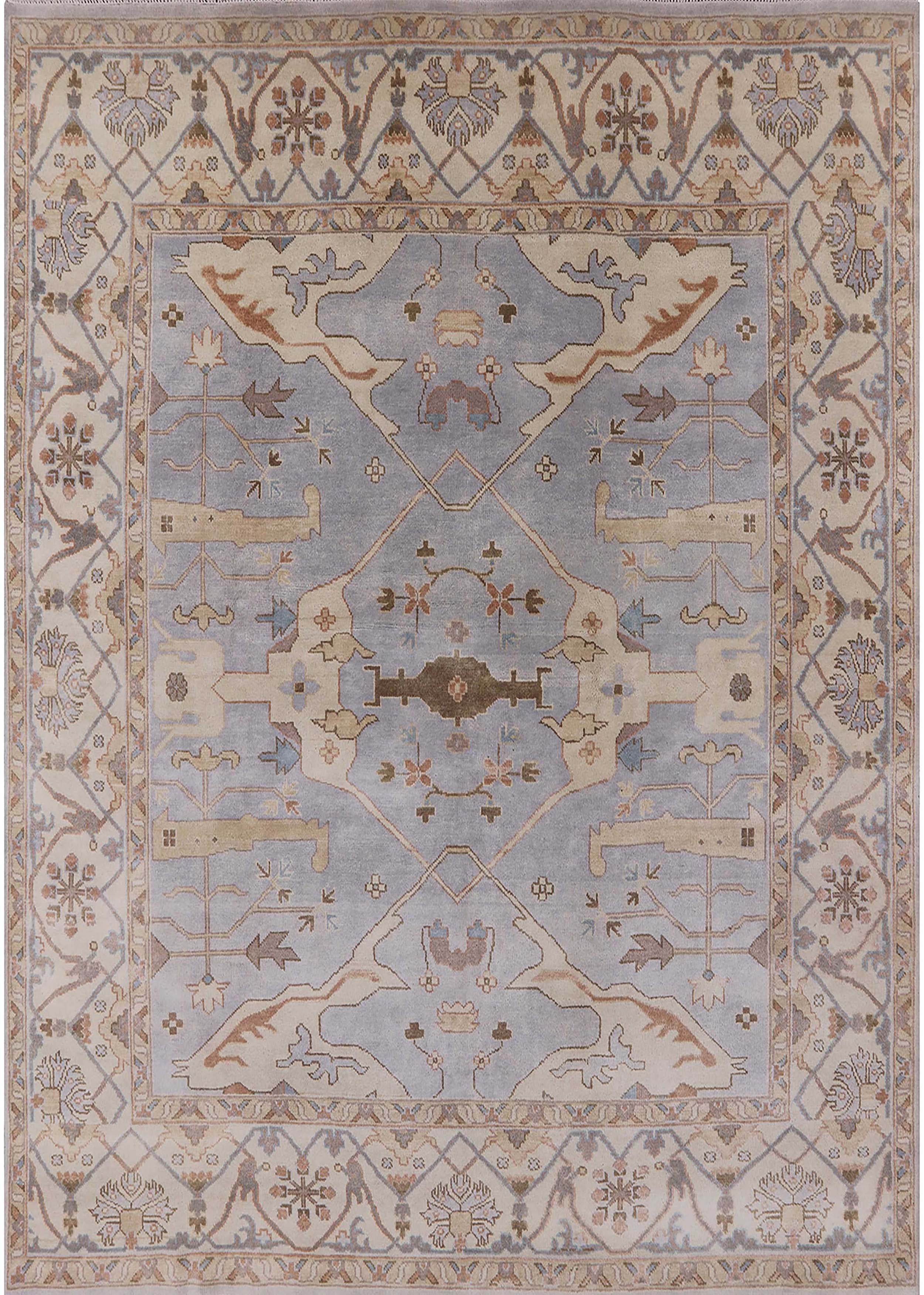 Ahgly Company Indoor Rectangle MidCentury Modern Rose Purple Oriental