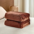 thumbnail image 6 of Blanket Polyester Blanket Blanket Coffee Color B, 6 of 6