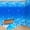 Blue Under The Ocean, variant on 4.5x33 Ft Desert Sand Wall Backdrop Decorations,Roll of Plastic Desert Sand Photography Background,Natural Scenery Setters Wallpaper Western Cowboy Party Video Shoot Studio Photo Props